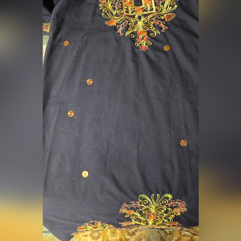 VINTAGE Ethnic Caftan Size XL - Picture 7 of 16